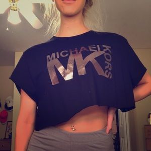 Michael Kors crop T-shirt